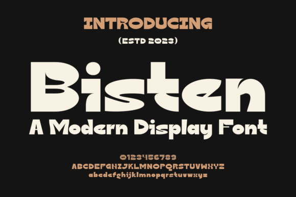 Bisten Font - Featured Image