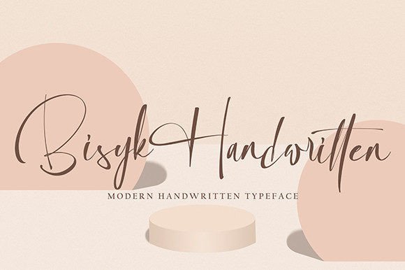 Bisyk Font - Featured Image