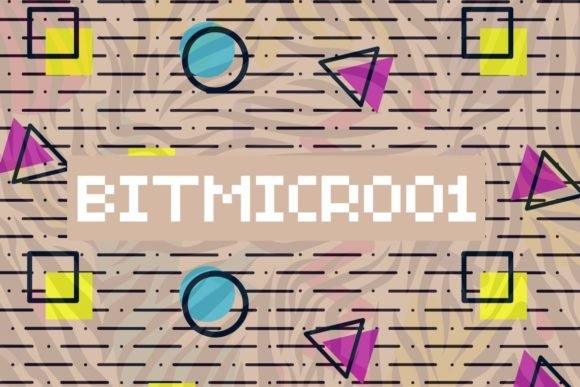 BitMicro01 Font - Featured Image