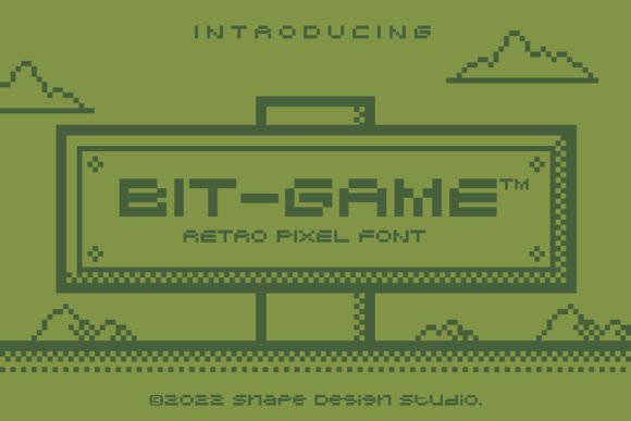Bit Game Font - Featured Image