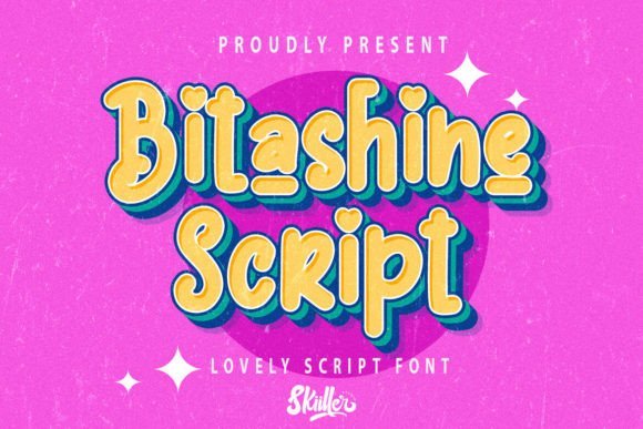Bitashine Script Font - Featured Image