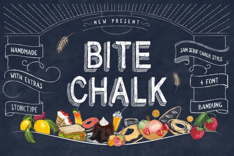 BiteChalk Font - Featured Image