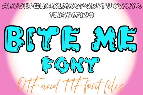 Bite Me Font - Featured Image