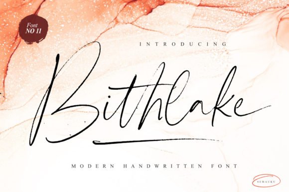 Bithlake Font - Featured Image