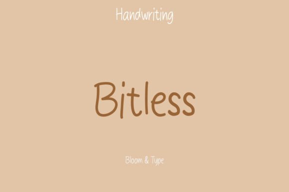 Bitless Font - Featured Image