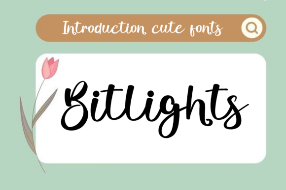 Bitlights Font - Featured Image