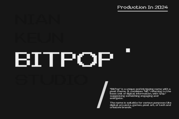Bitpop Font - Featured Image