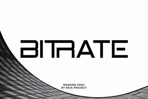 Bitrate Font - Featured Image