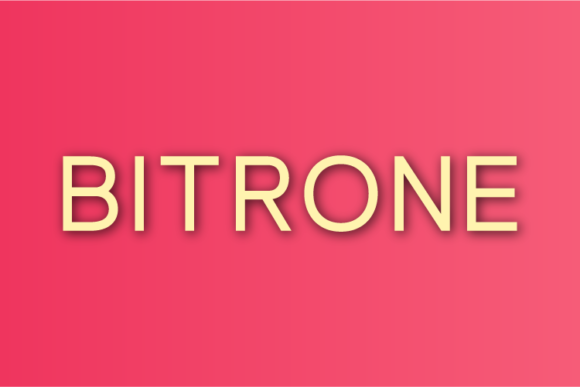 Bitrone Font - Featured Image