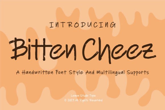 Bitten Cheez Font - Featured Image