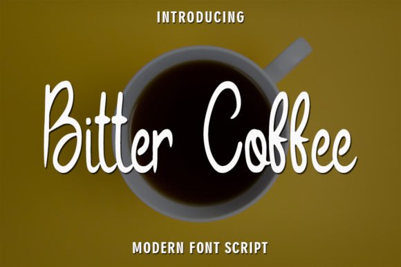 Bitter Coffee Font - Featured Image