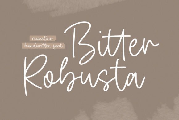 Bitter Robusta Font - Featured Image
