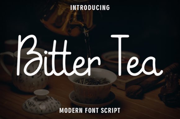 Bitter Tea Font - Featured Image