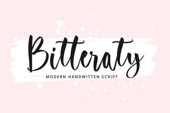 Bitteraty Font - Featured Image