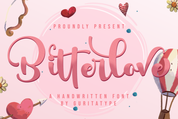 Bitterlove Font - Featured Image