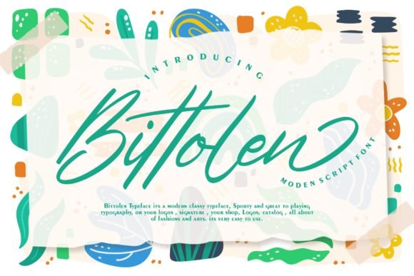 Bittolen Font - Featured Image