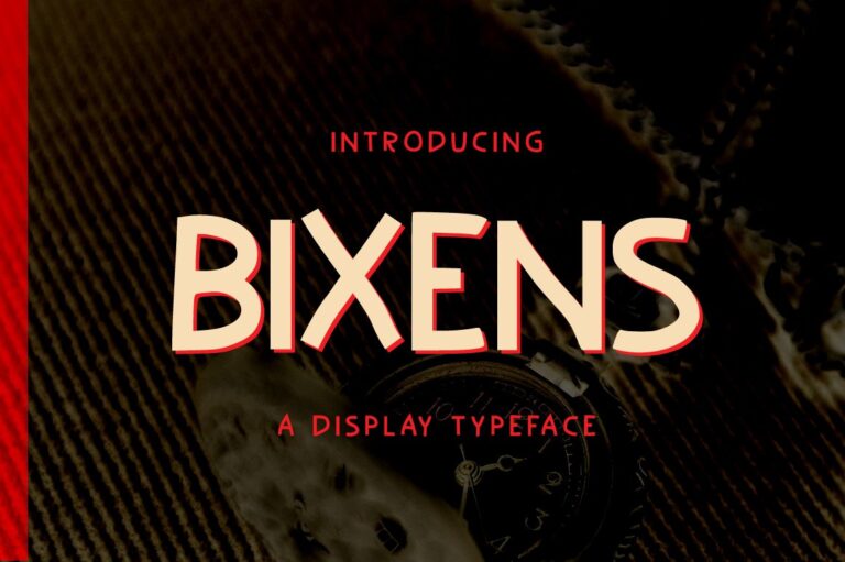 Bixens Font - Featured Image