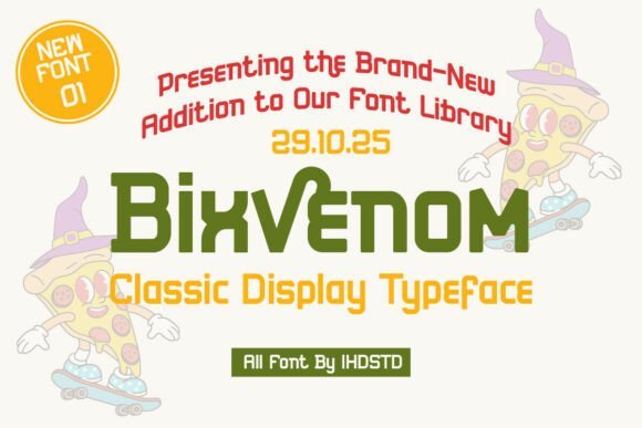 Bixvenom Font - Featured Image