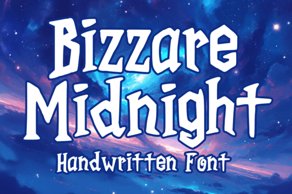 Bizzare Midnight Font - Featured Image