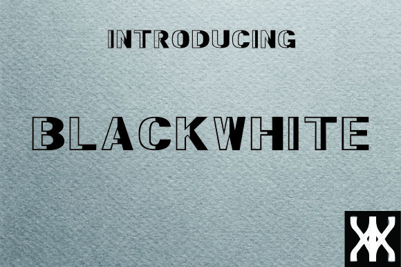BlackWhite Font - Featured Image
