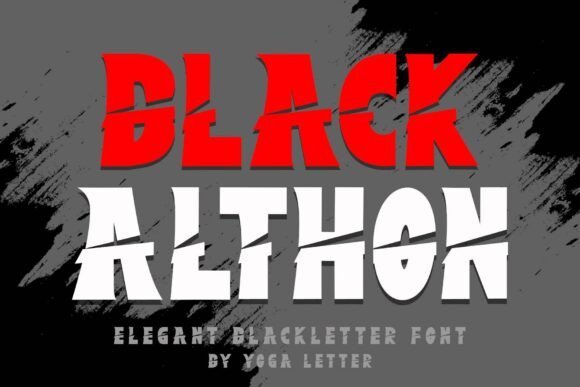 Black Althon Font - Featured Image