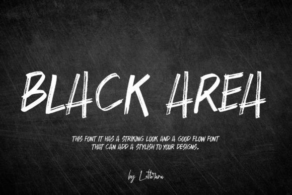 Black Area Font - Featured Image