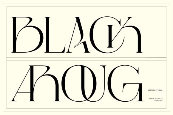 Black Aroug Font - Featured Image