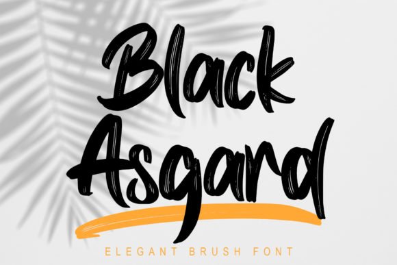 Black Asgard Font - Featured Image