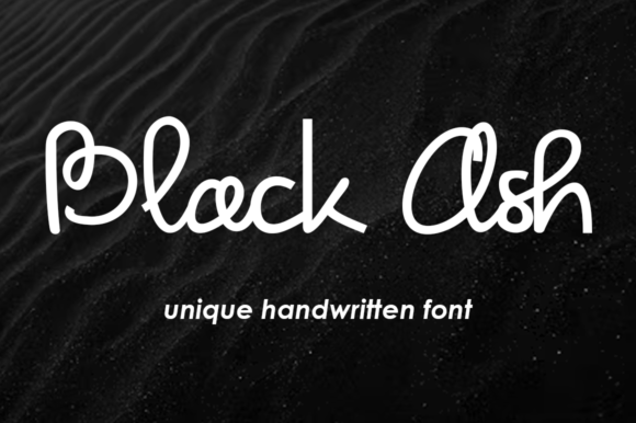 Black Ash Font - Featured Image