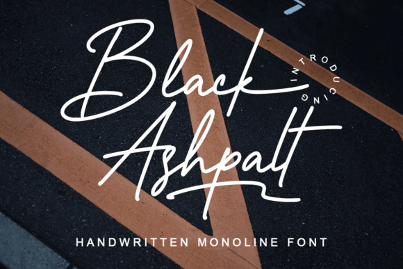 Black Ashpalt Font - Featured Image