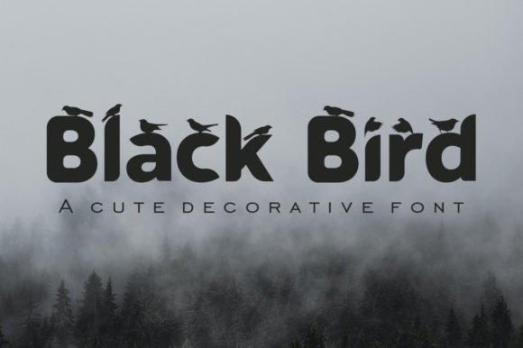 Black Bird Font - Featured Image