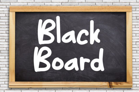Black Board Font - Featured Image