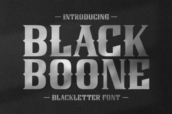 Black Boone Font - Featured Image