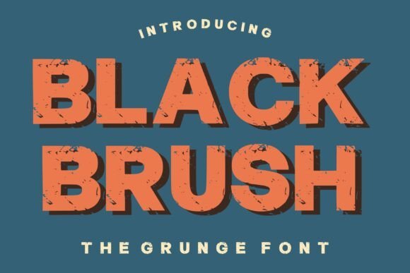 Black Brush Font - Featured Image