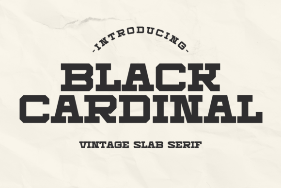 Black Cardinal Font - Featured Image