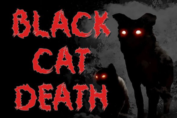 Black Cat Death Font - Featured Image