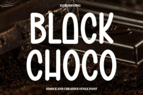 Black Choco Font - Featured Image