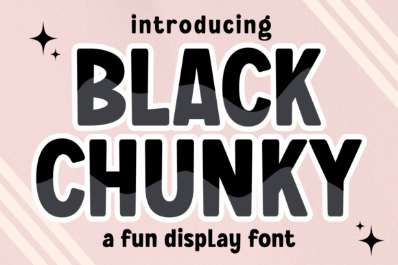 Black Chunky Font - Featured Image