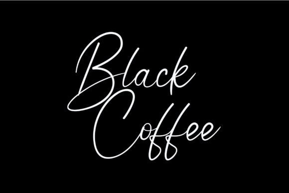 Black Coffee Font - Featured Image