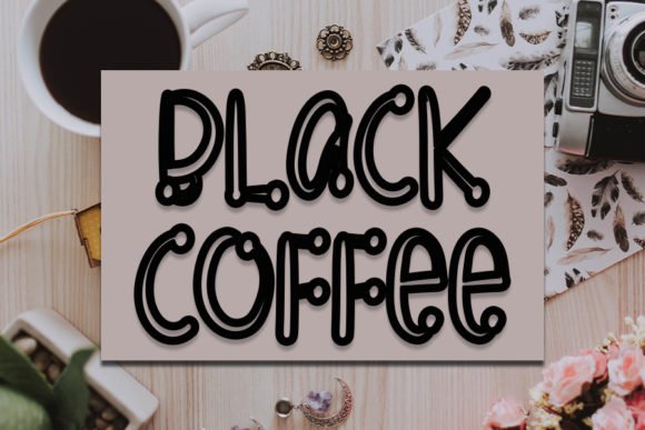 Black Coffee Font - Featured Image