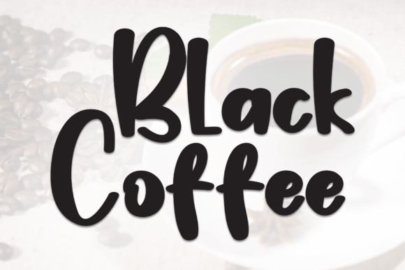 Black Coffee Font - Featured Image