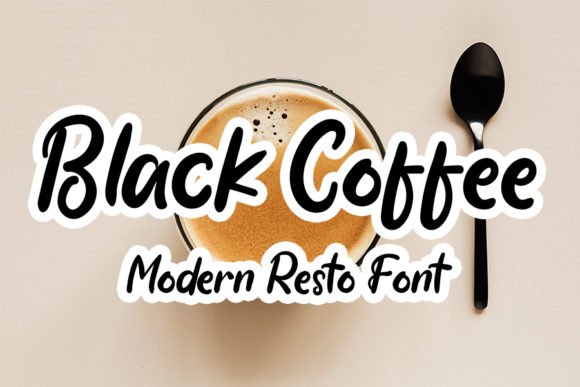 Black Coffee Font - Featured Image