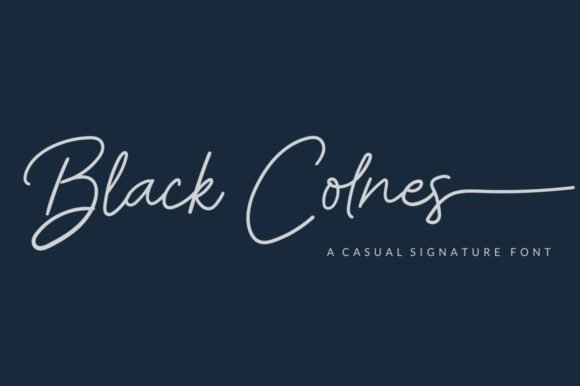Black Colnes Font - Featured Image