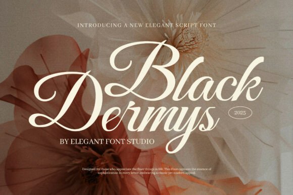 Black Dermys Font - Featured Image