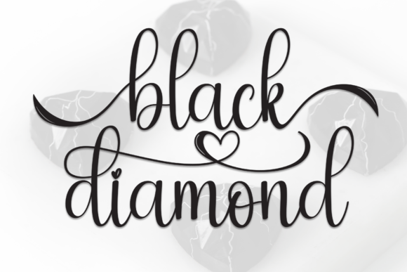 Black Diamond Font - Featured Image