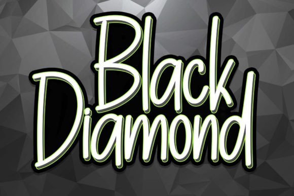 Black Diamond Font - Featured Image