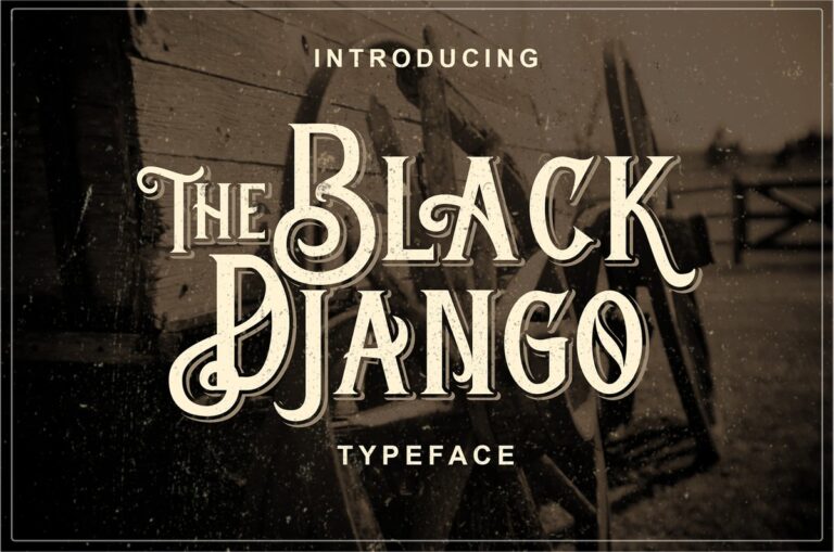 Black Django Font - Featured Image