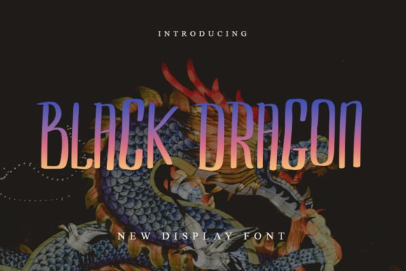 Black Dragon Font - Featured Image