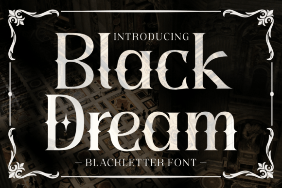 Black Dream Font - Featured Image