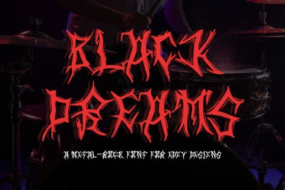 Black Dreams Font - Featured Image
